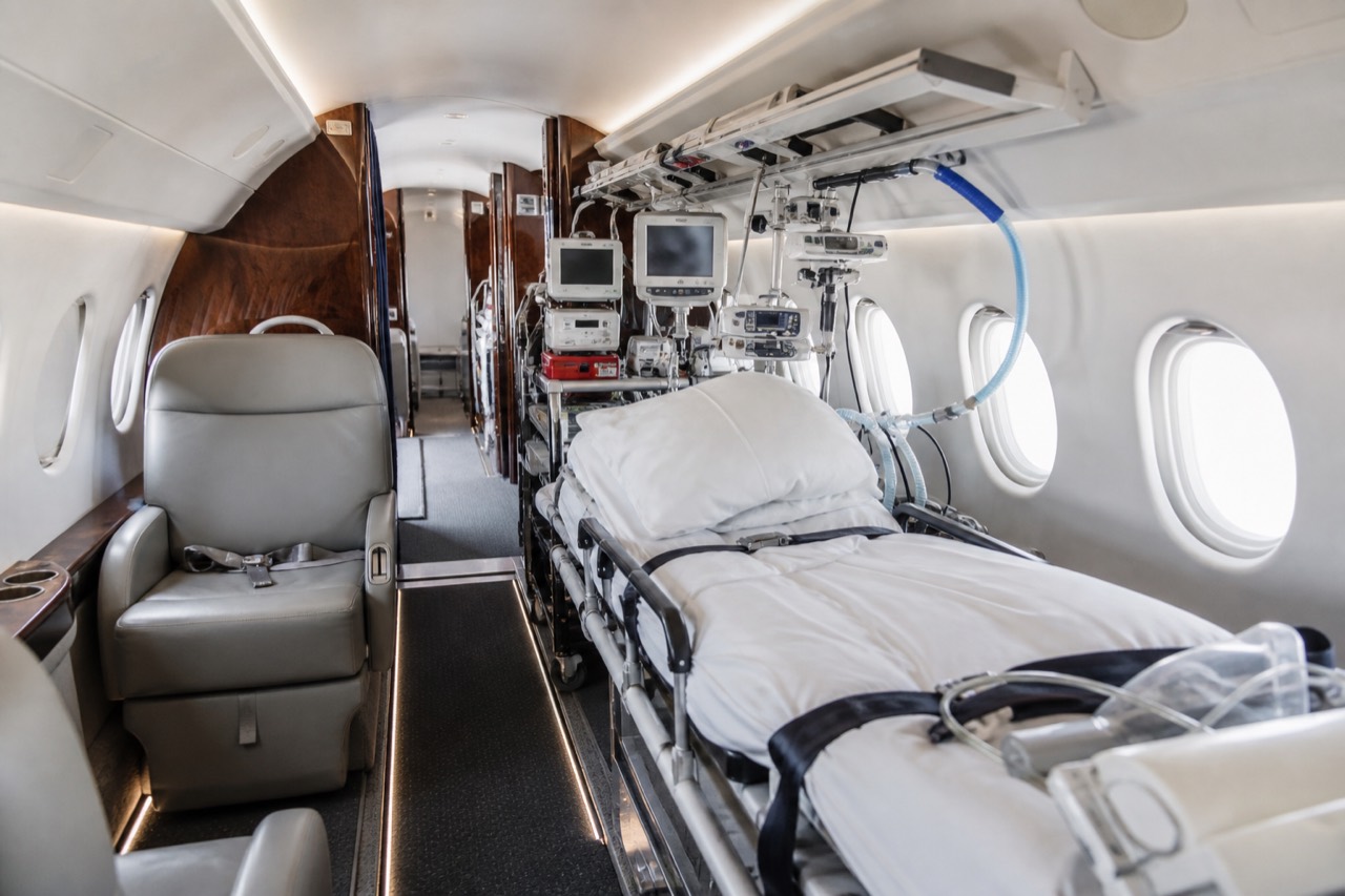 Ce que permet le jet midsize médicalisé
