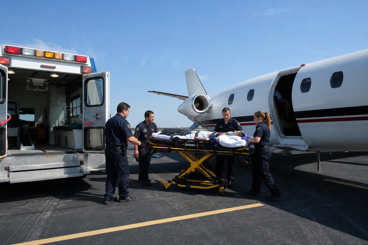 Transport sanitaire (MEDEVAC)